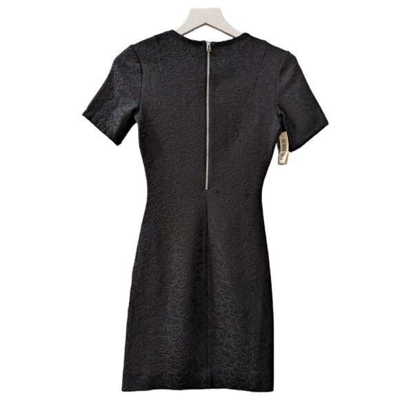 NWT Wilfred Mignonne Dress Black Lace Knit Knee Length Dress Size XXS - Picture 2 of 6